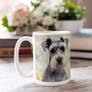 Elegant Mini Schnauzer Coffee Mug