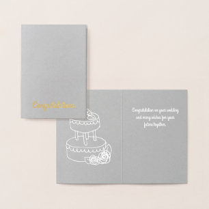 Elegant Mini Wedding Card