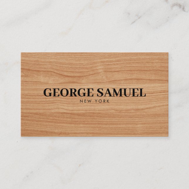 Elegant Minimal Business Branding Card (Front)