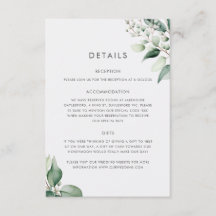 Elegant Minimal Eucalyptus Greenery Wedding