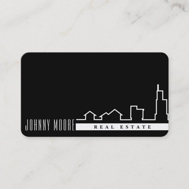 Elegant minimal graphic professional look business card (Front)