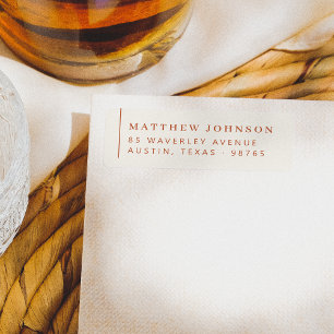 Elegant Minimal Left Aligned Return Address