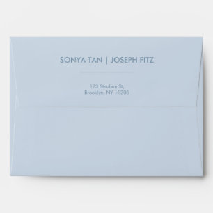 Elegant Minimal Modern Wedding  Envelope