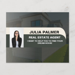 Elegant Minimal Real Estate Agent Photo Flyer