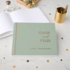 Elegant, Minimal Real Foil and Pale Green Wedding
