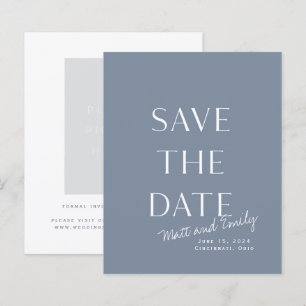 Elegant Minimal Save the Date