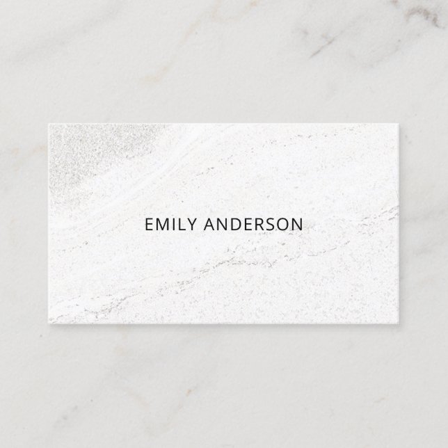 ELEGANT MINIMAL STONE TEXTURE MODERN PROFESSIONAL BUSINESS CARD (Front)