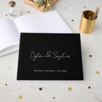 Elegant Minimal Wedding Engagement Party Signning