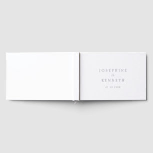Elegant Minimal Wedding Guest Book