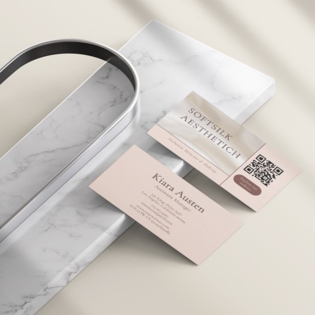 Elegant Minimalist Beauty Business Card (Creator Uploaded)