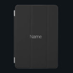 Elegant minimalist black custom name monogram iPad mini cover<br><div class="desc">Elegant minimalist black custom name monogram iPad mini Cover</div>