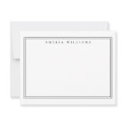 Elegant Minimalist Black Two Border