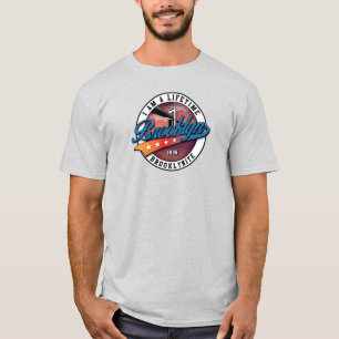 Elegant Minimalist Brooklyn Logo Design Ash T-Shirt