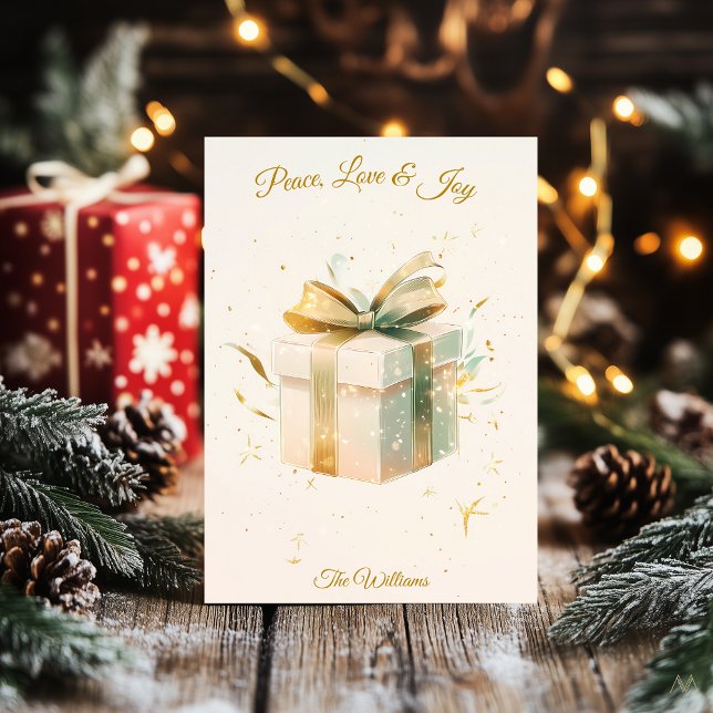 Elegant Minimalist Christmas & Gift Illustration  Invitation (Creator Uploaded)