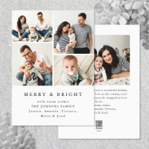 Elegant Minimalist Christmas Greeting 5 Photo