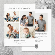 Elegant Minimalist Christmas Greeting 5 Photo