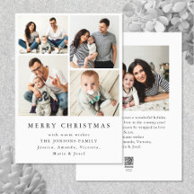 Elegant Minimalist Christmas Greeting 5 Photo