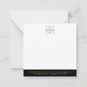 Elegant Minimalist Company Business Logo Branded Card