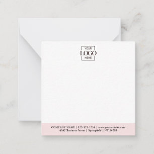 Elegant Minimalist Company Business Logo Branded Card