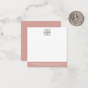 Elegant Minimalist Company Business Logo Branded Card