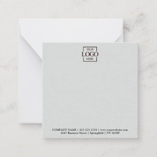 Elegant Minimalist Company Business Logo Branded Card