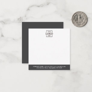 Elegant Minimalist Company Business Logo Branded Card