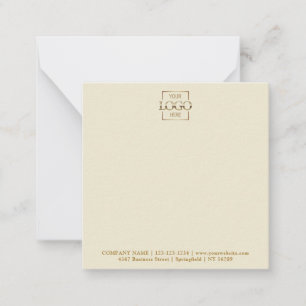 Elegant Minimalist Company Business Logo Branded Card