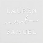 Elegant Minimalist Couple Wedding Monogram