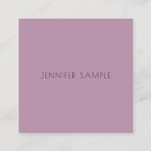 Elegant Minimalist Design Modern Template Simple Square Business Card