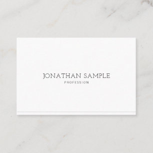 Elegant Minimalist Design Professional Modern Luxe Business Card
