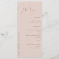 Elegant Minimalist Dusty Pink and Gold