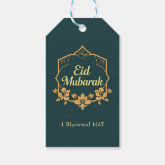 Elegant Minimalist Eid Mubarak Gift Tags