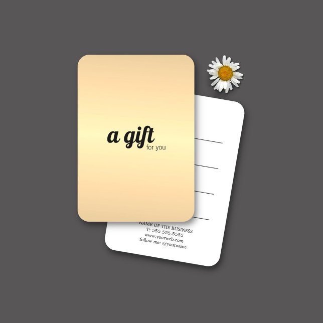 Elegant Minimalist Faux Gold Black White (Creator Uploaded)