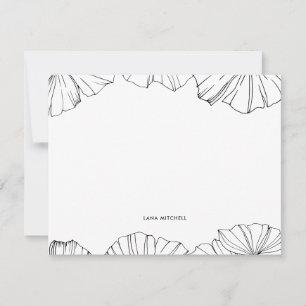 Elegant minimalist Ginkgo Biloba Card