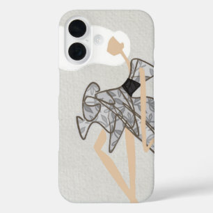 Elegant Minimalist Glam Fashion Art iPhone 16 Case