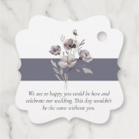 Elegant minimalist gloomy grey watercolorThank you