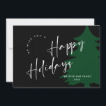 Elegant Minimalist Golden Christmas Greeting Holiday Card<br><div class="desc">Feel free to contact me if you need any help or new item. I respond soon.</div>