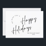 Elegant Minimalist Golden Christmas Greeting Holiday Card<br><div class="desc">Feel free to contact me if you need any help or new item. I respond soon.</div>