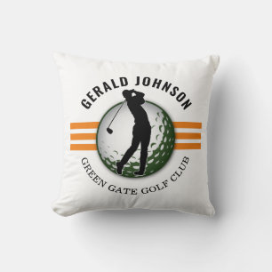 Elegant Minimalist Golfer Design Cushion