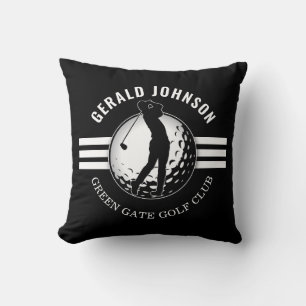 Elegant Minimalist Golfer Design Cushion