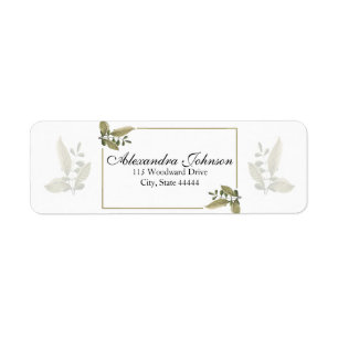 Elegant Minimalist Greenery Wedding