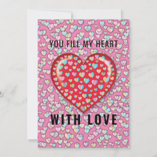 Elegant Minimalist Heart Design Invitation