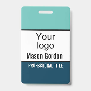 Elegant, minimalist ID badge