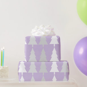 Elegant Minimalist Light Violet Christmas Wrapping Paper