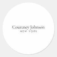 Elegant Minimalist Luxury Boutique White