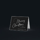 Elegant Minimalist Merry Christmas Greeting Holiday Card<br><div class="desc">Feel free to contact me if you need any help or new item. I respond soon.</div>