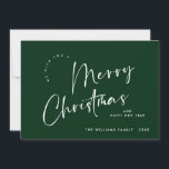 Elegant Minimalist Merry Christmas Greeting Holiday Card<br><div class="desc">Feel free to contact me if you need any help or new item. I respond soon.</div>