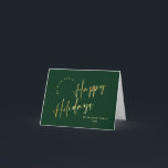 Elegant Minimalist Merry Christmas Greeting Holiday Card<br><div class="desc">Feel free to contact me if you need any help or new item. I respond soon.</div>