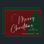 Elegant Minimalist Merry Christmas Greeting Holiday Card<br><div class="desc">Feel free to contact me if you need any help or new item. I respond soon.</div>