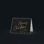 Elegant Minimalist Merry Christmas Greeting Holiday Card<br><div class="desc">Feel free to contact me if you need any help or new item. I respond soon.</div>